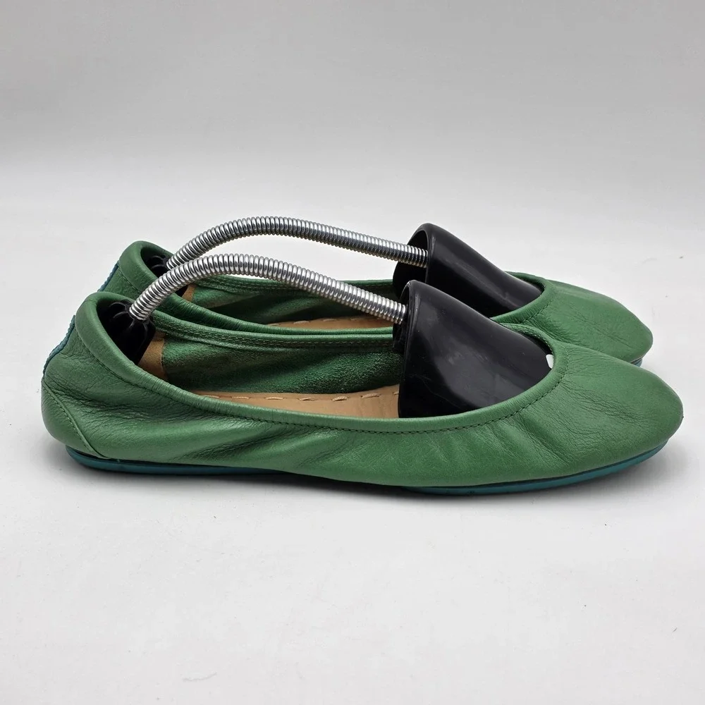 Tieks By Gavrieli Ballet Flats US 9 Clover Green Foldable Chic Comfortable